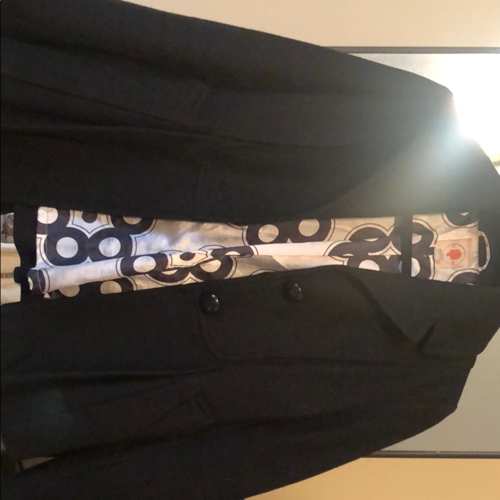 Tulle black trench coat